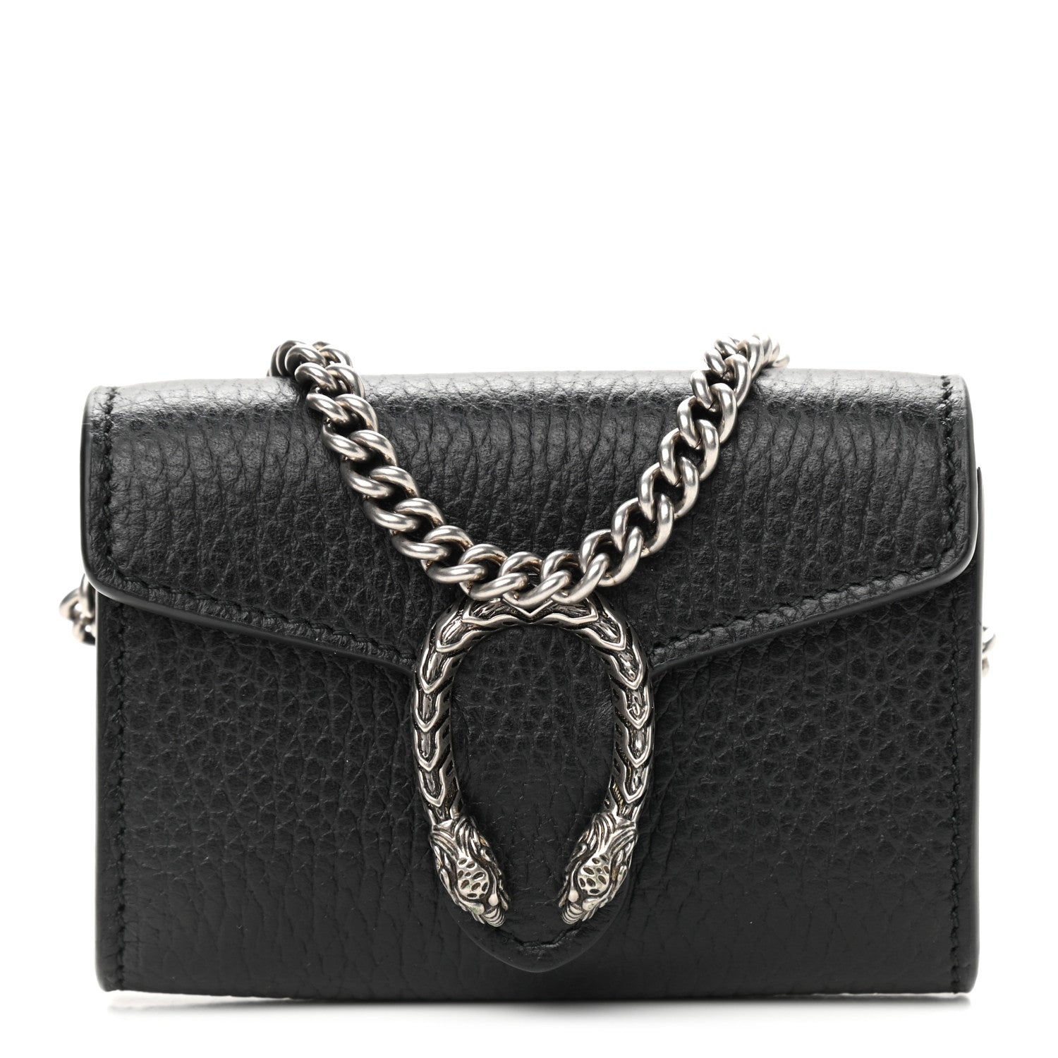 Gucci Calfskin Dionysus Coin Purse Black 1 of 8
