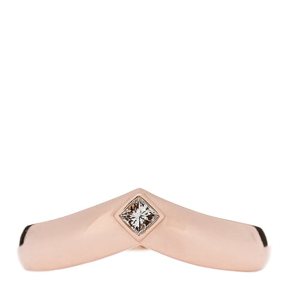 Cartier 18K Pink Gold Diamond Triandos Ring 56 7.5 1 of 5