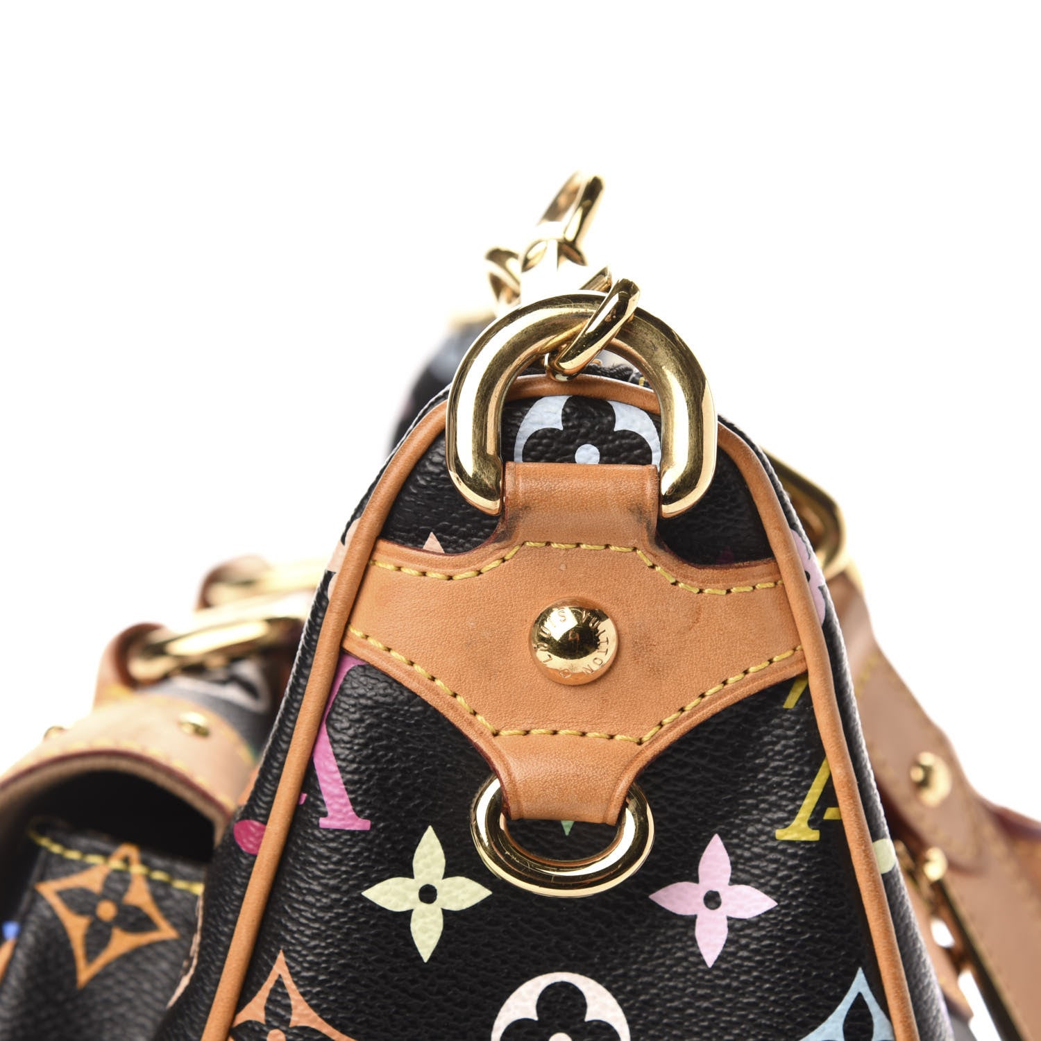 Louis Vuitton Monogram Multicolor Rita Black 10 of 12