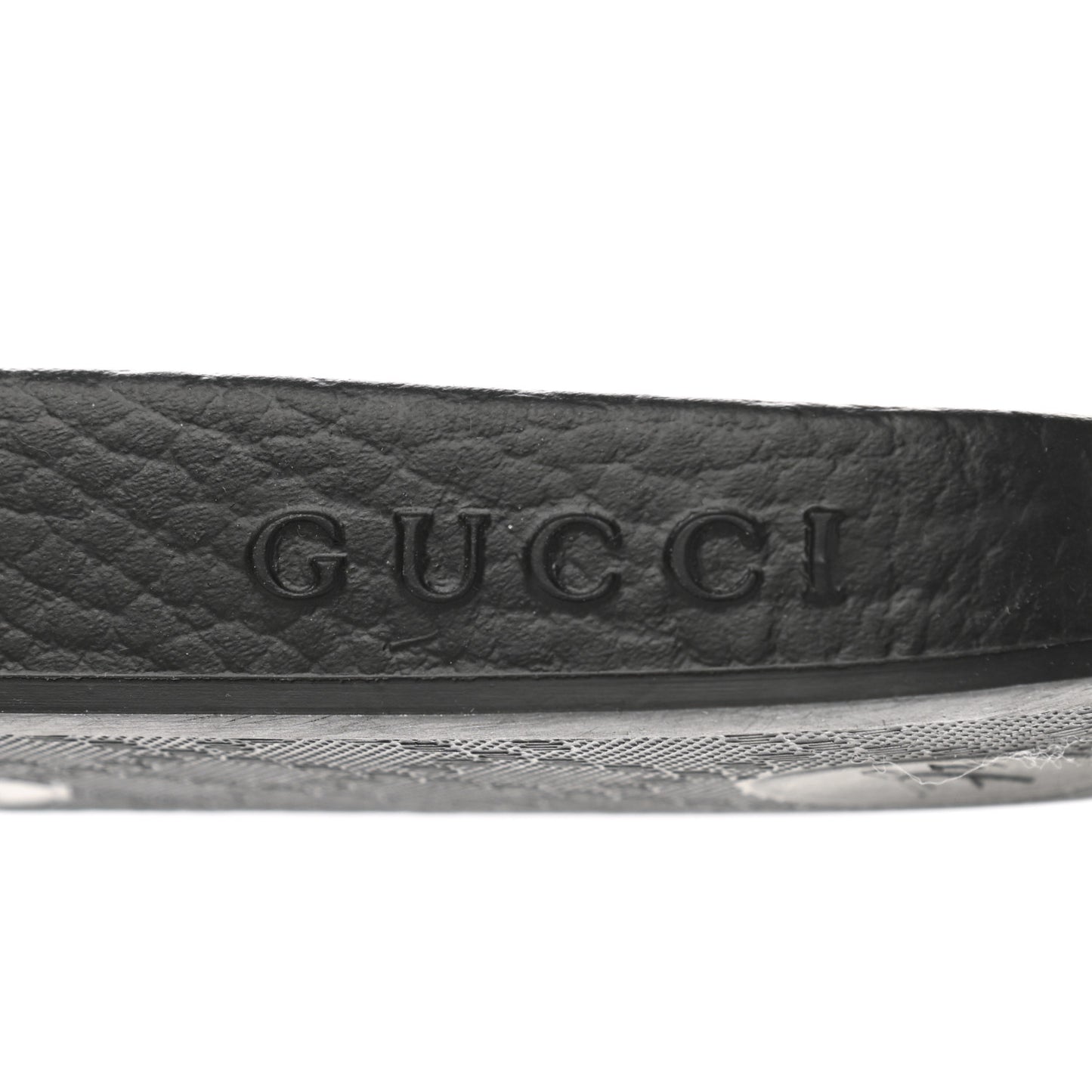 GG Supreme Monogram Pearls Slide Sandals 35 Beige