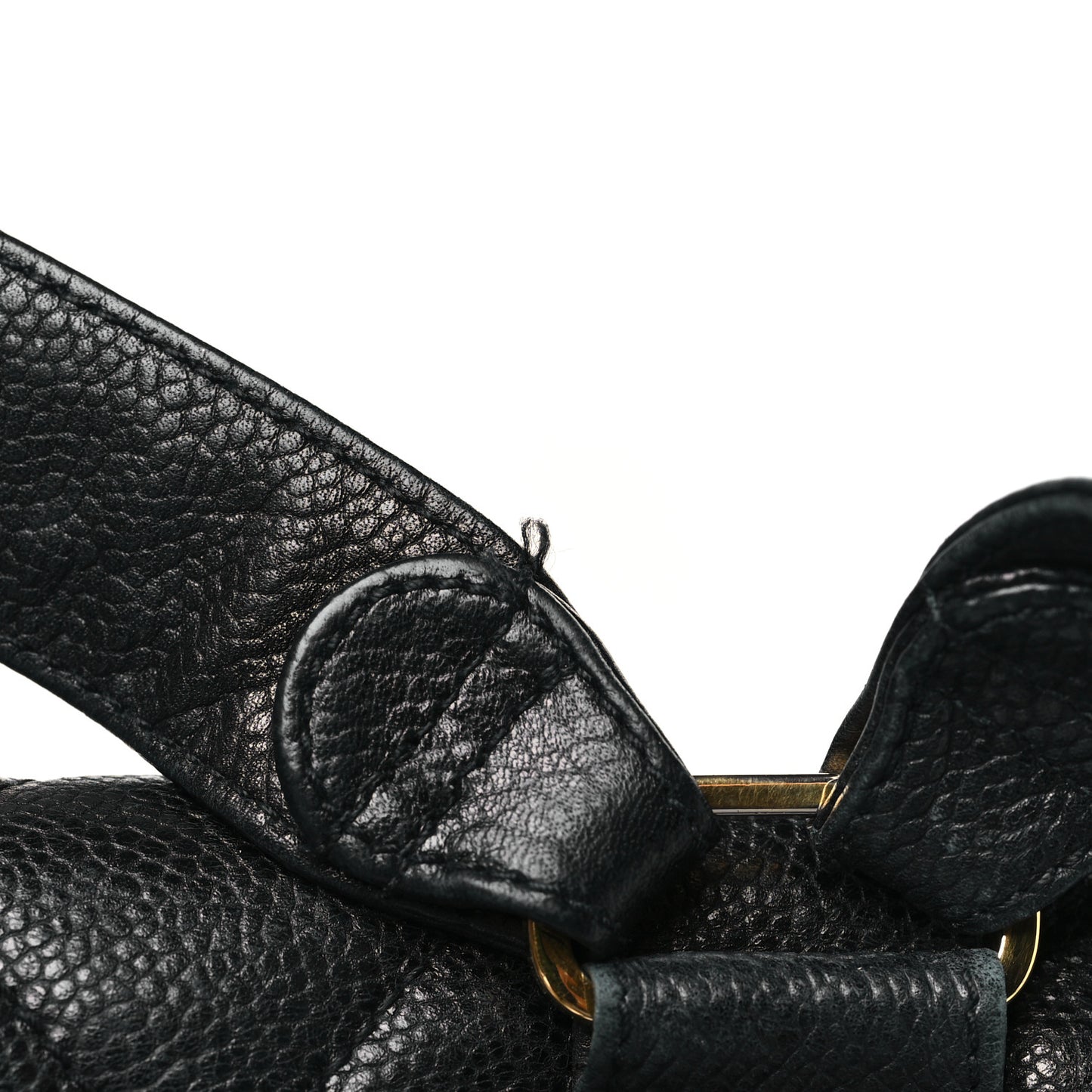 Caviar Quilted Backpack Black