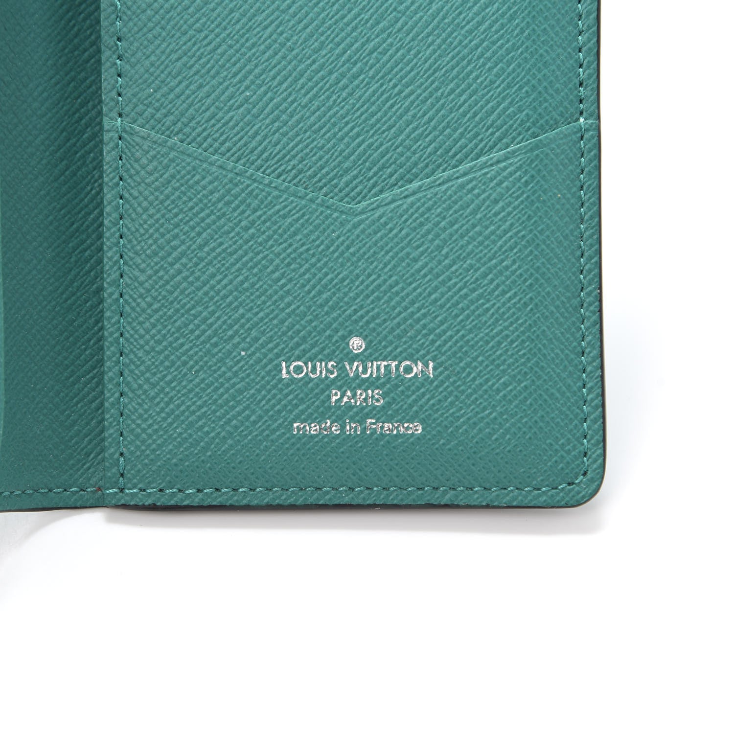 Louis Vuitton Monogram Taiga Pocket Organizer Vert 7 of 9