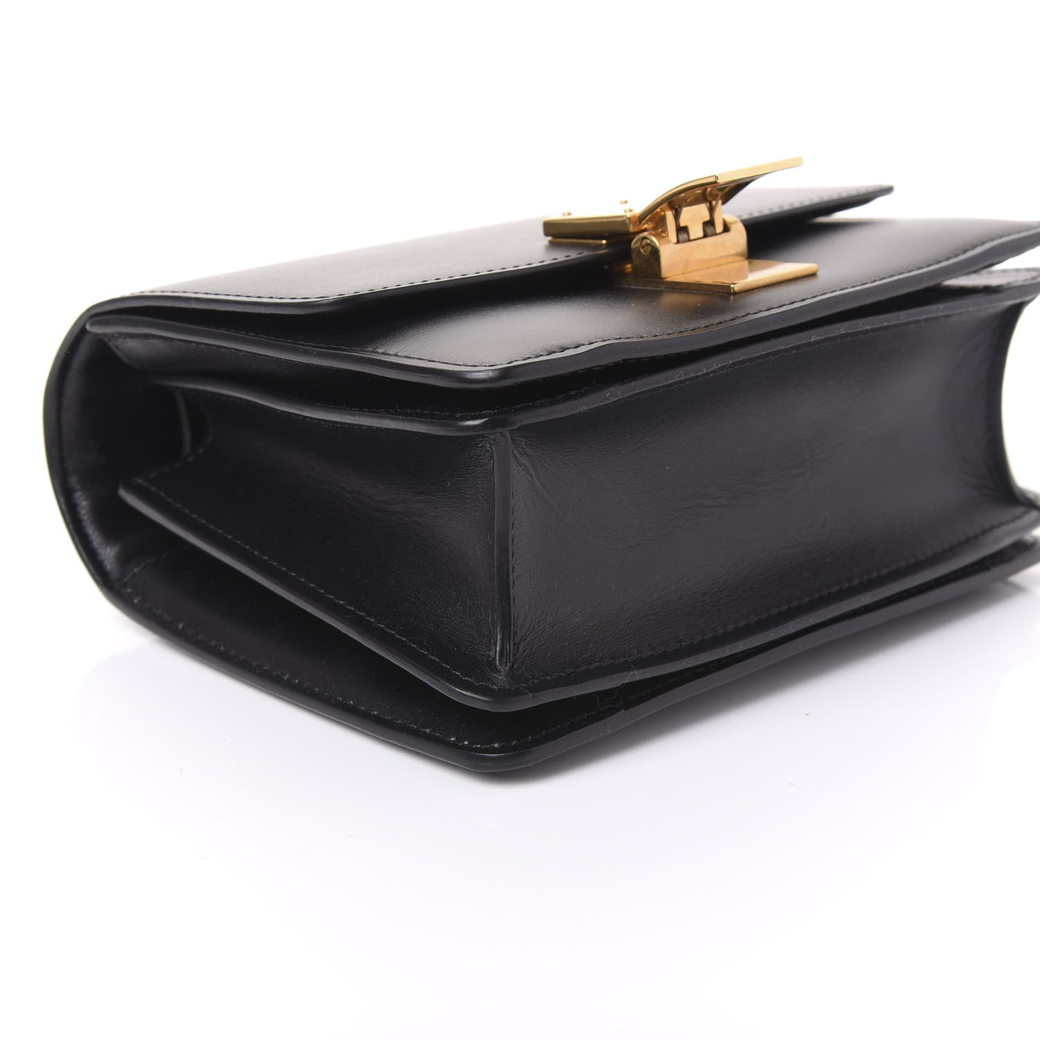 Celine Box Calfskin Small Classic Box Flap Bag Black 7 of 8
