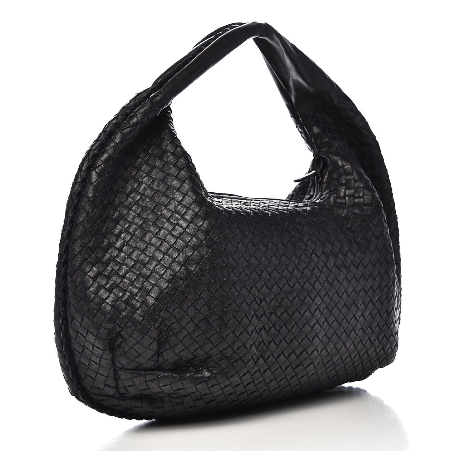 Nappa Intrecciato Large Belly Veneta Hobo Tourmaline