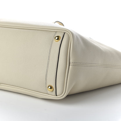 Burberry Grainy Calfskin Medium Honeybrook Tote Limestone 7 of 8