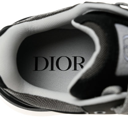 Christian Dior Technical Mesh Calfskin Womens B29 Sneakers 39 Black Grey 7 of 8