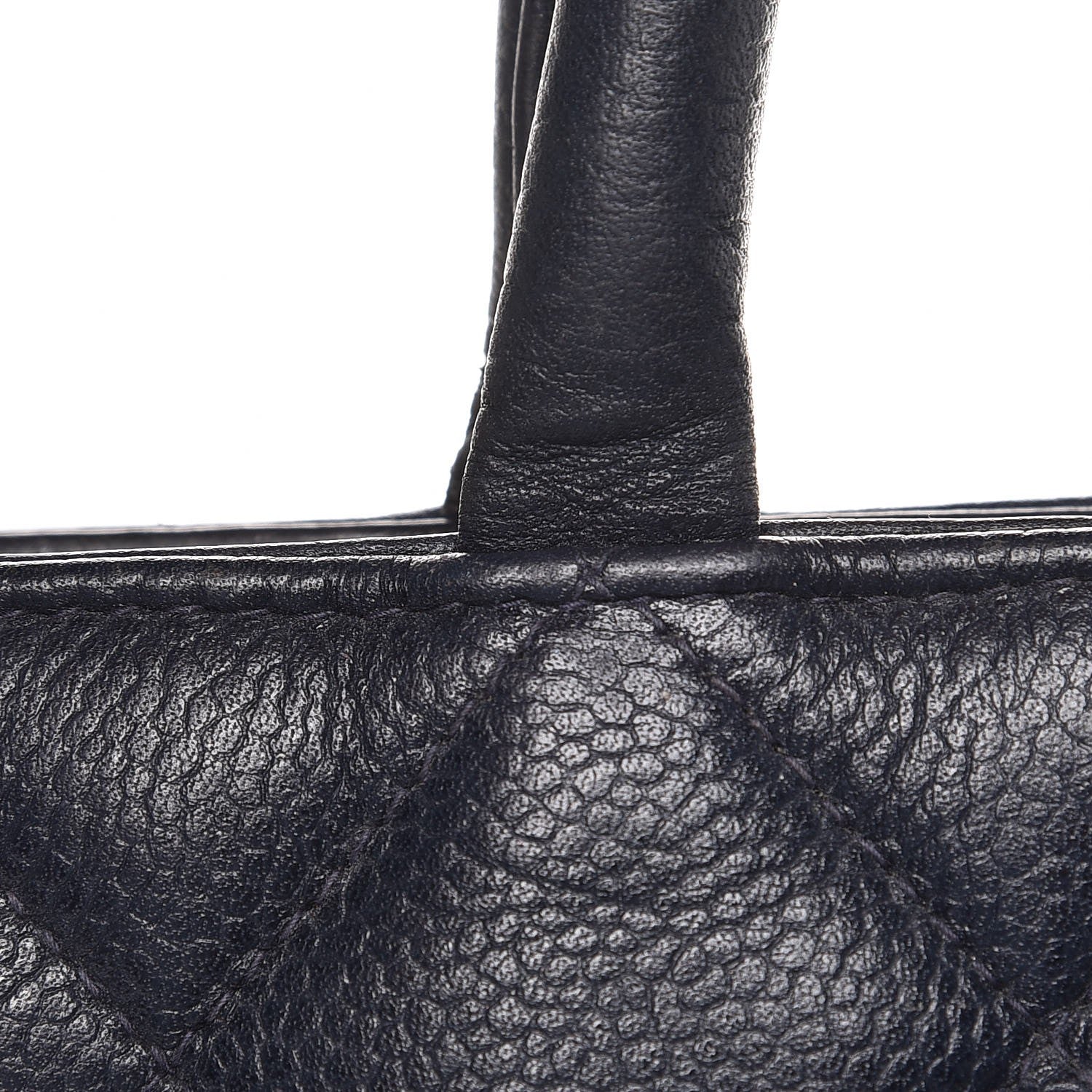 Chanel Caviar Quilted Medallion Tote Navy 11 of 22
