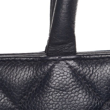 Chanel Caviar Quilted Medallion Tote Navy 11 of 22