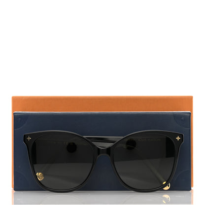 Louis Vuitton Acetate My Monogram Light Cat Eye Sunglasses Z1657W Black 7 of 7