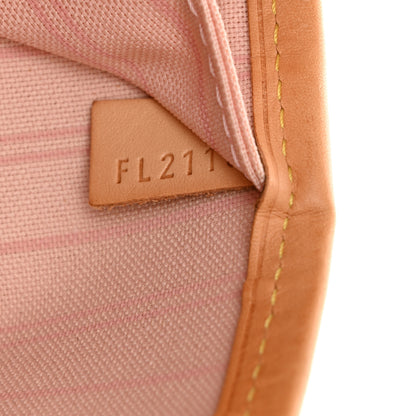 Louis Vuitton Damier Azur Neo Neverfull MM Rose Ballerine 7 of 10
