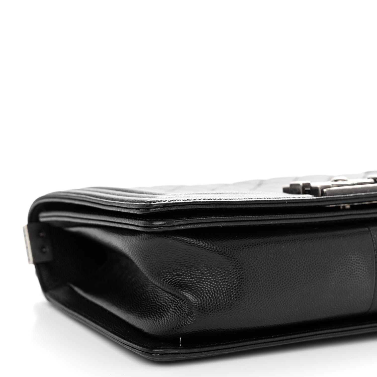 Chanel Caviar Quilted Medium Boy Flap Black 9 of 10