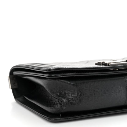 Chanel Caviar Quilted Medium Boy Flap Black 9 of 10
