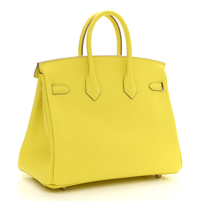 Hermes Swift Birkin 25 Lime 3 of 10