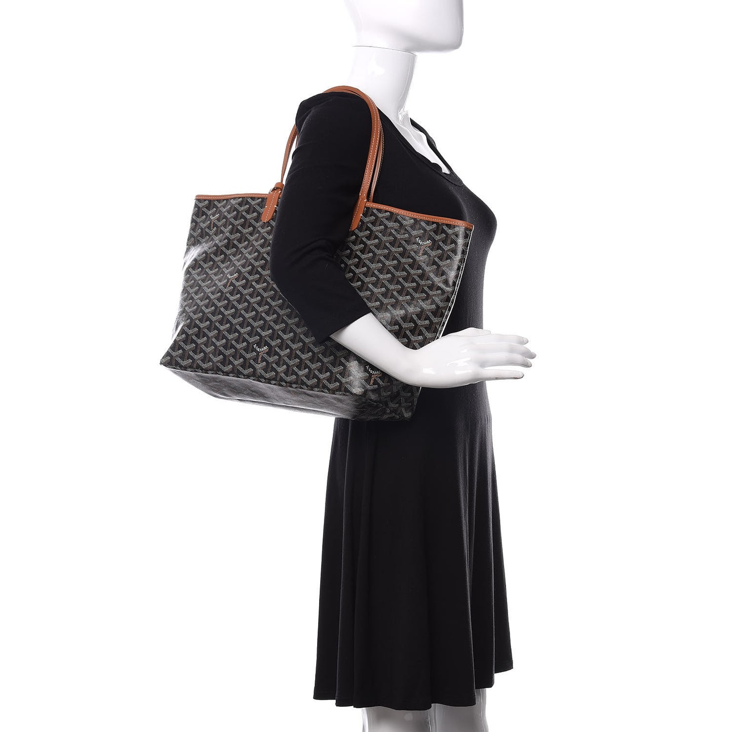 Goyardine Saint Louis PM Black Gold