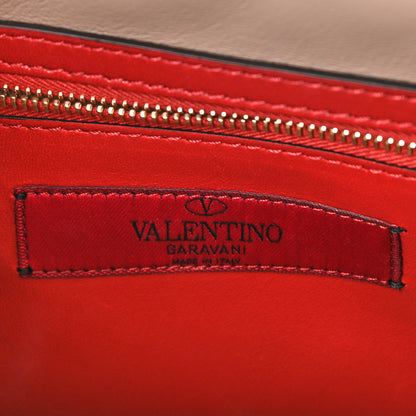 Valentino Garavani Lambskin Medium Rockstud Spike Shoulder Bag Poudre 6 of 9