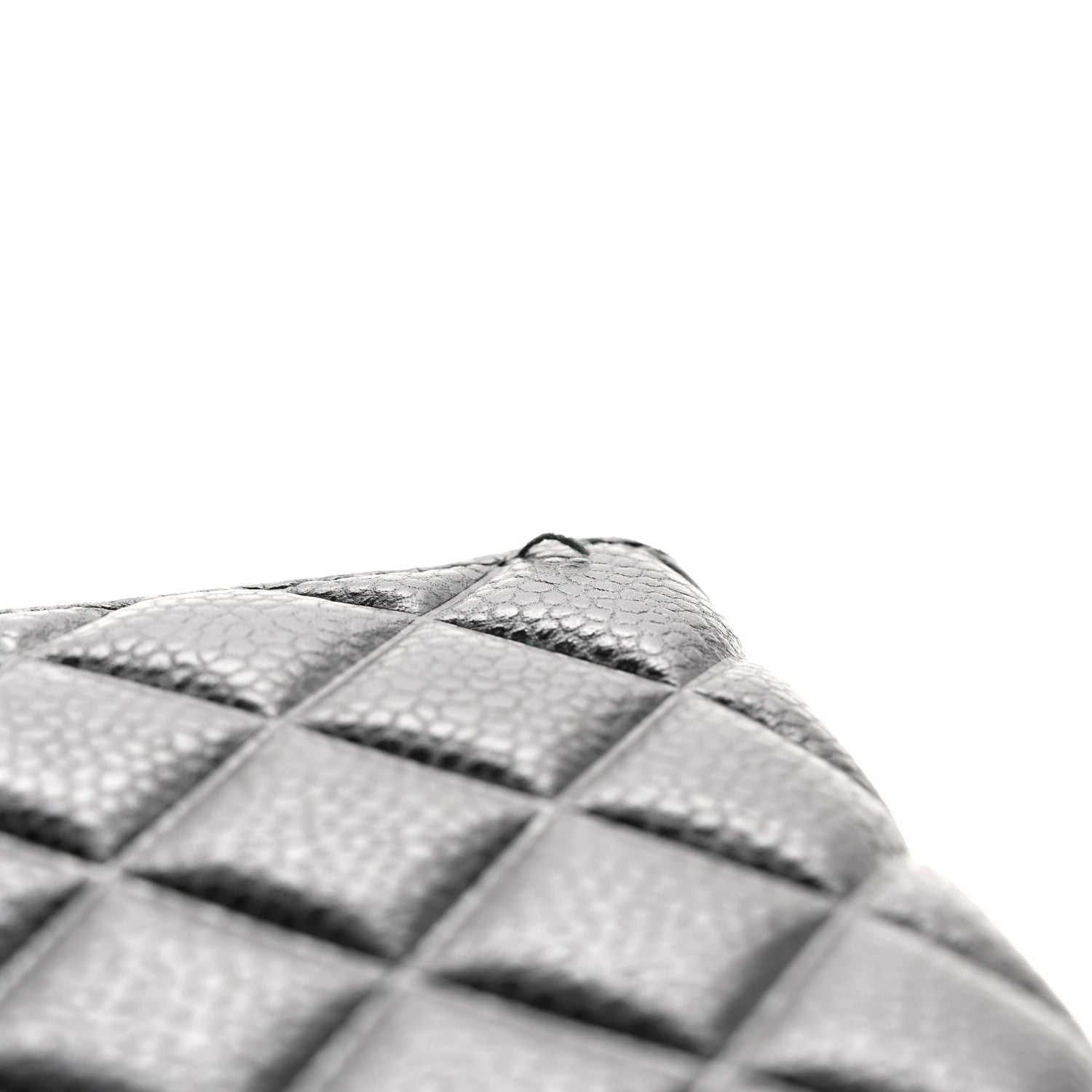 Chanel Caviar Quilted Diamond CC Gusset Zip Around Wallet Black 12 of 13