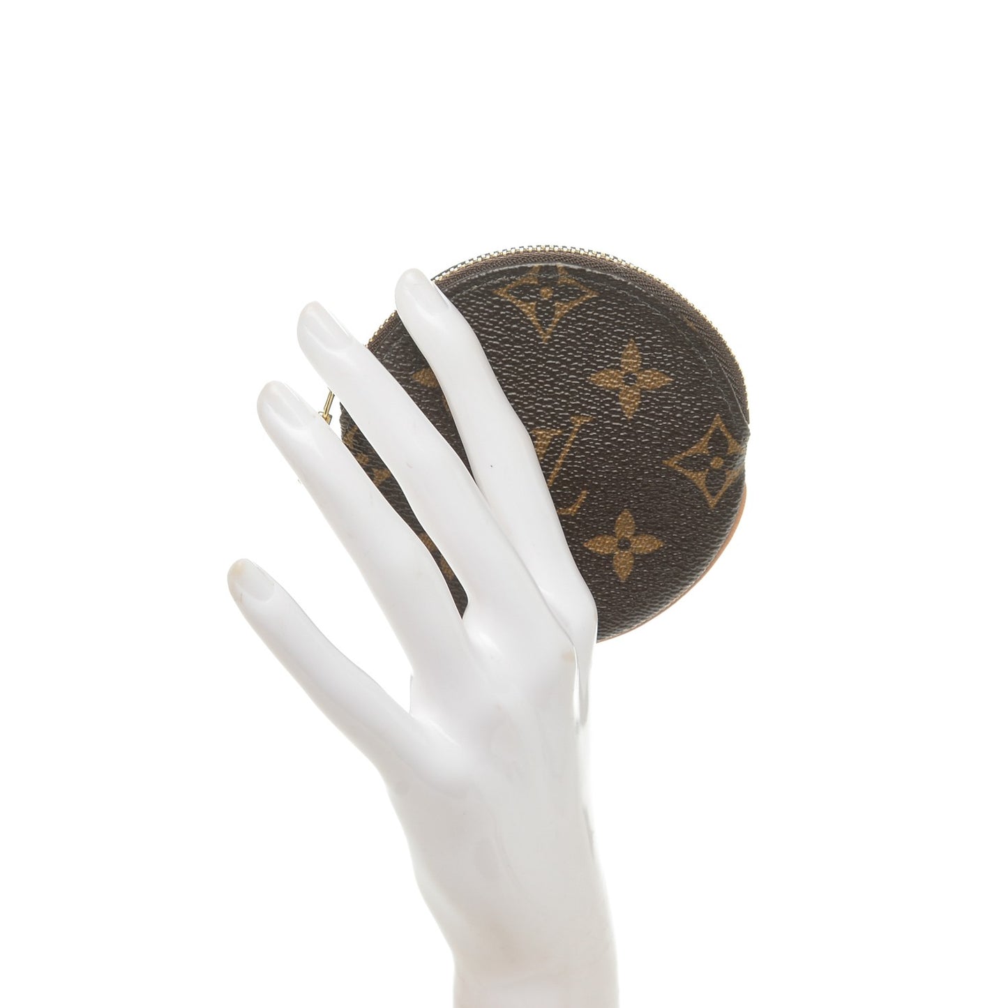 Monogram Round Coin Purse