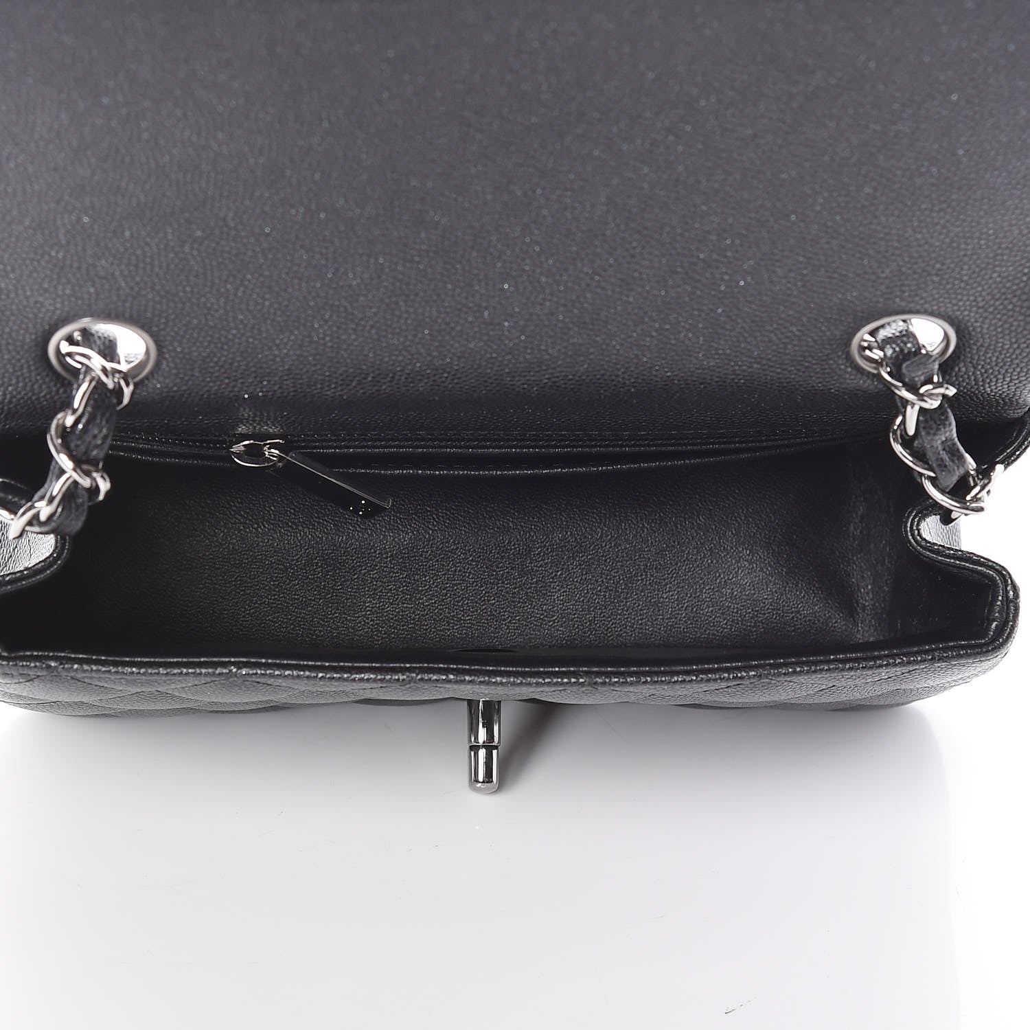 Chanel Iridescent Caviar Quilted Mini Rectangular Flap Black 5 of 10