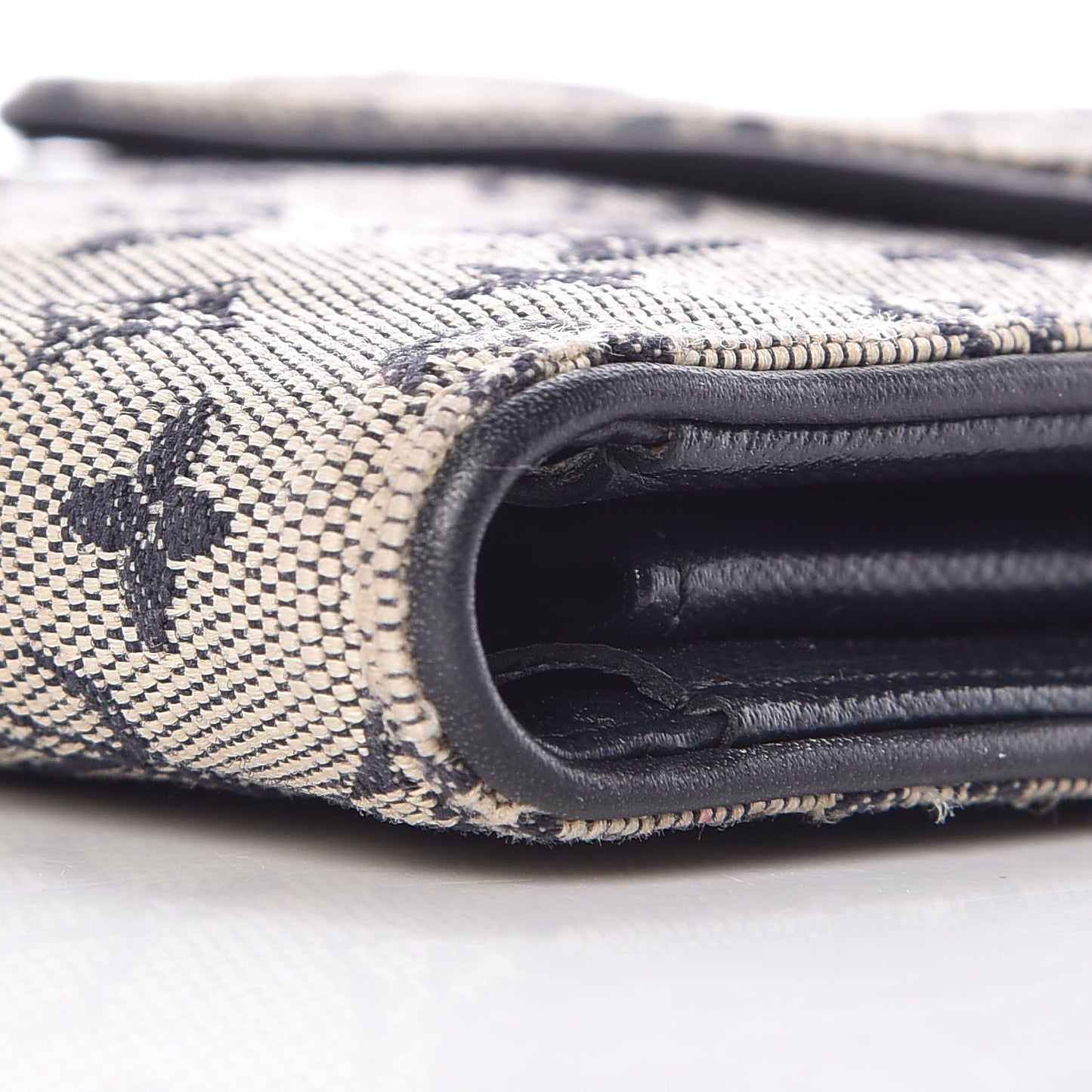 Mini Monogram Compact Wallet Blue