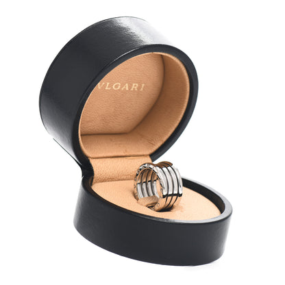 Bulgari 18K White Gold B.Zero1 Four-Band Ring 51 5.75 6 of 6