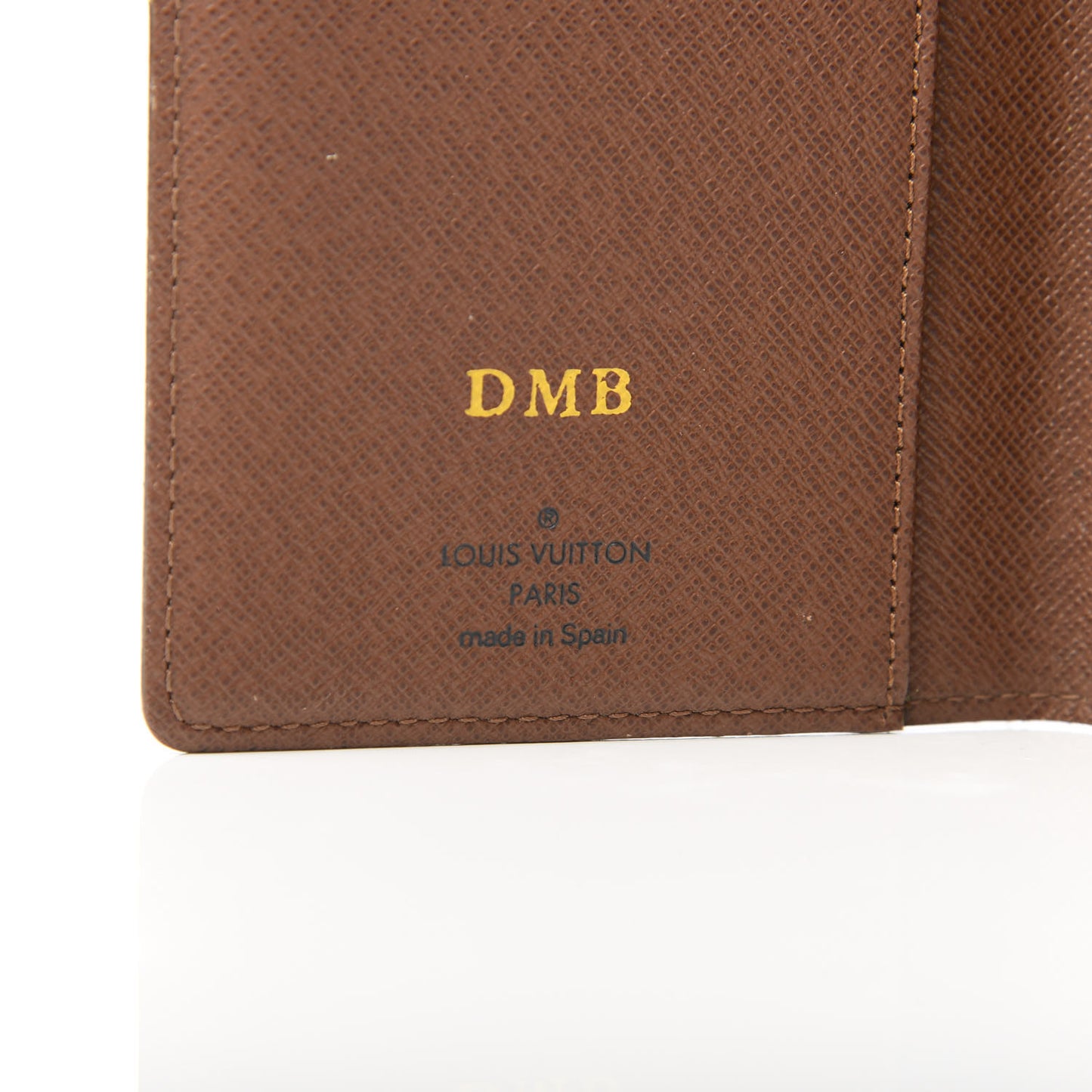 Monogram Pocket Agenda Cover