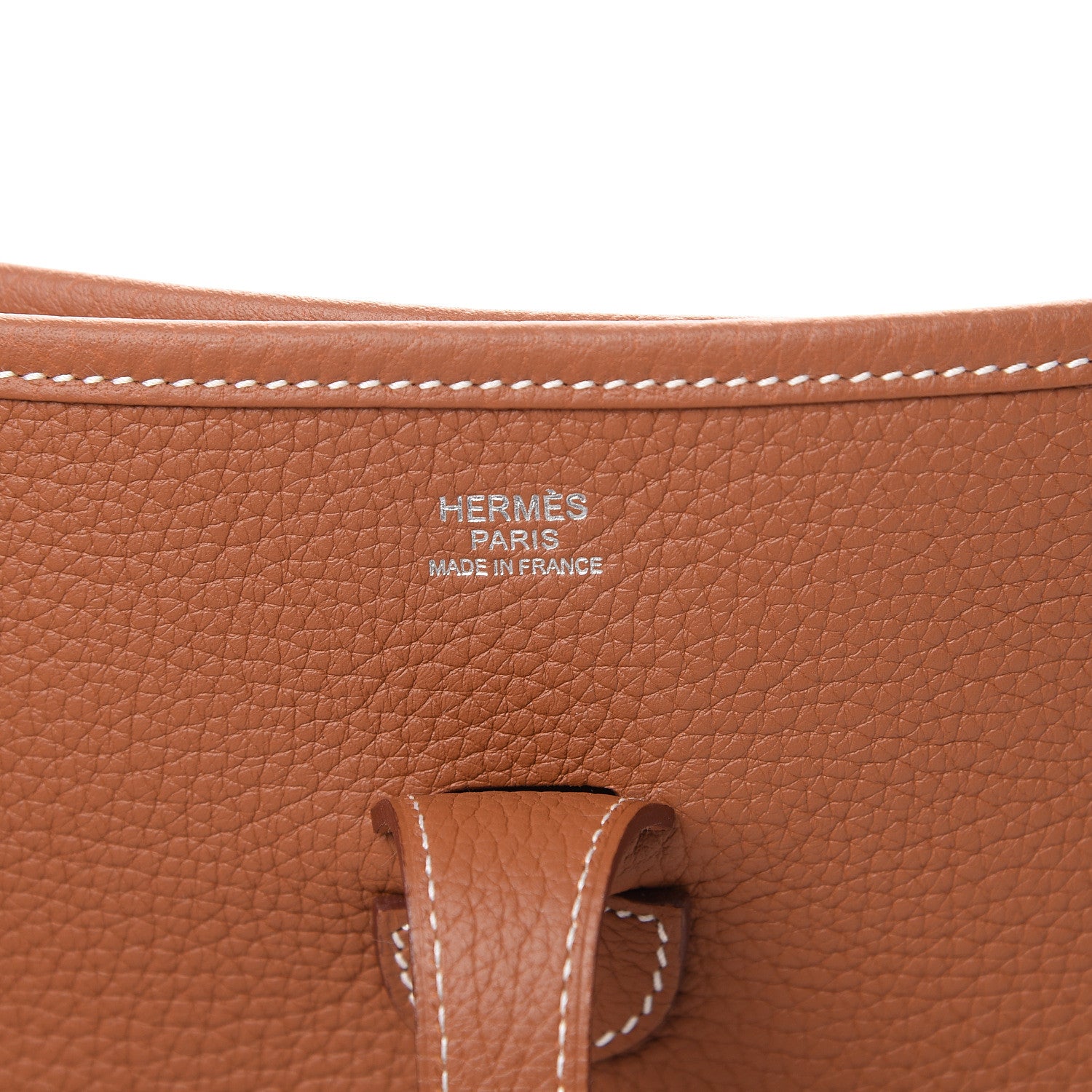 Hermes Taurillon Clemence Evelyne III PM Gold 7 of 10