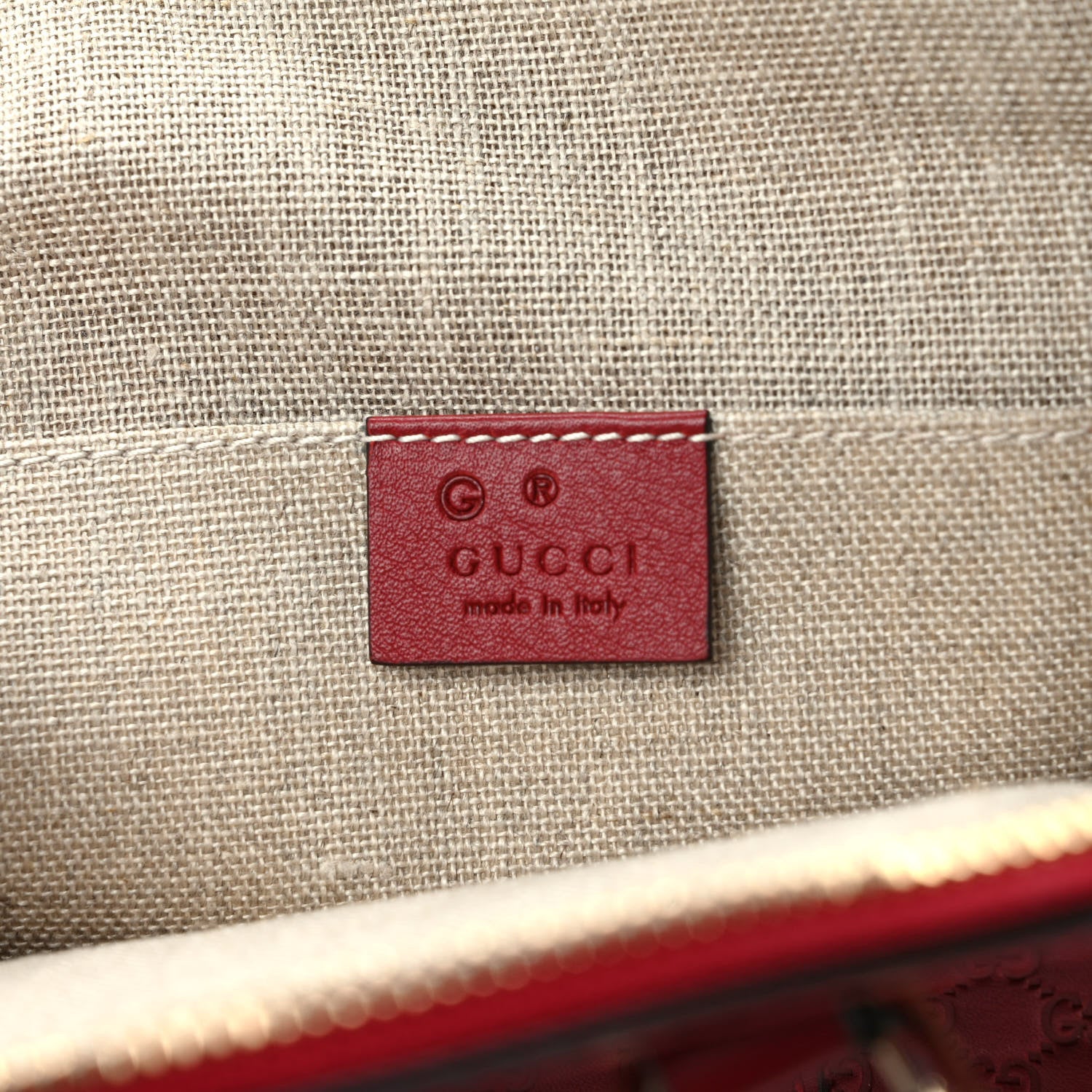 Gucci Soft Microguccissima Mini Dome Bag Rosso 6 of 9