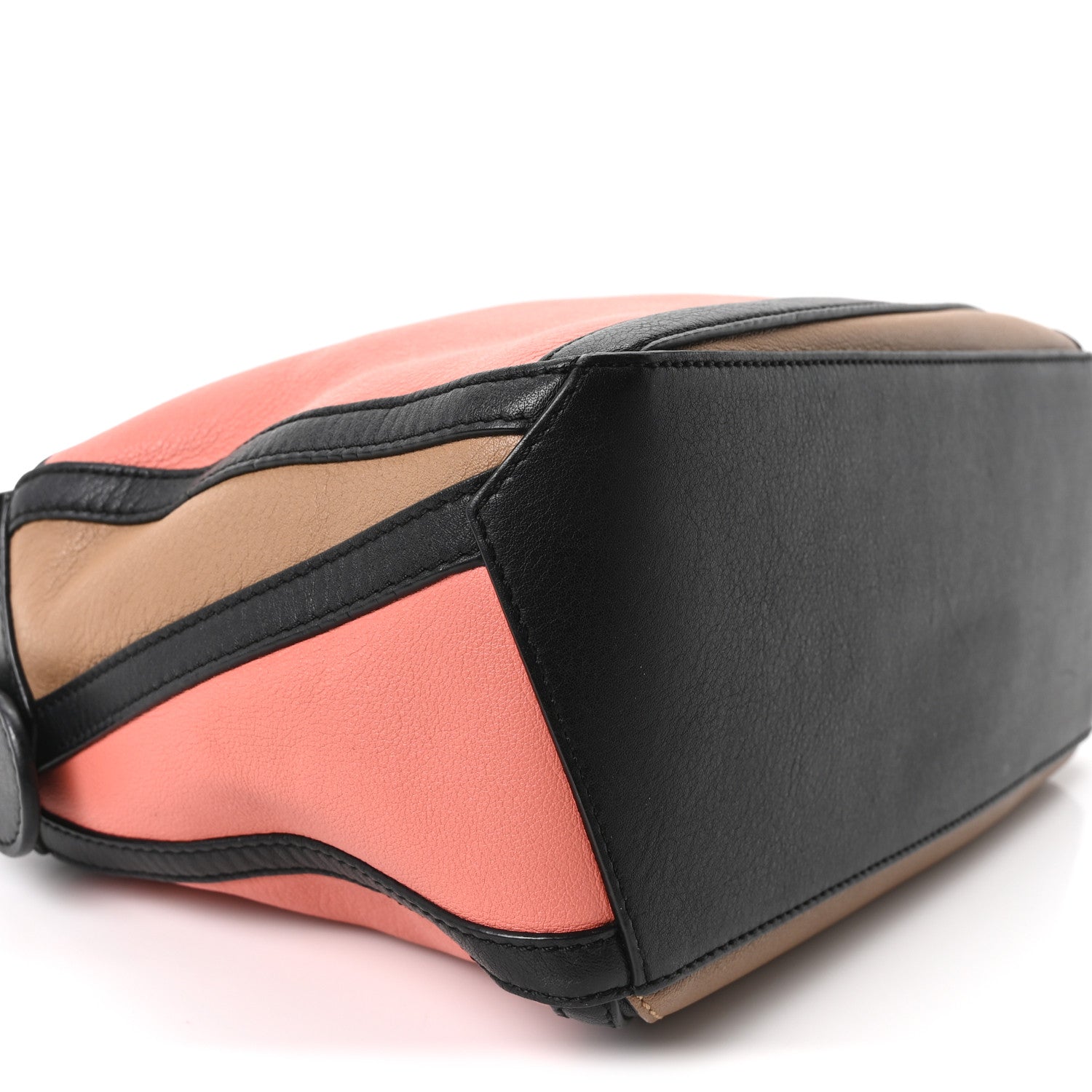 Loewe Calfskin Small Graphic Puzzle Bag Pink Tulip Mocca 8 of 9