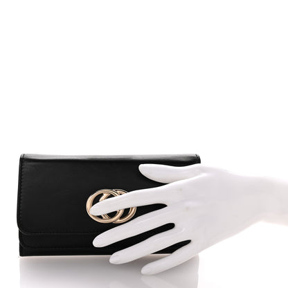 Gucci Calfskin Britt Continental Wallet Black 2 of 9