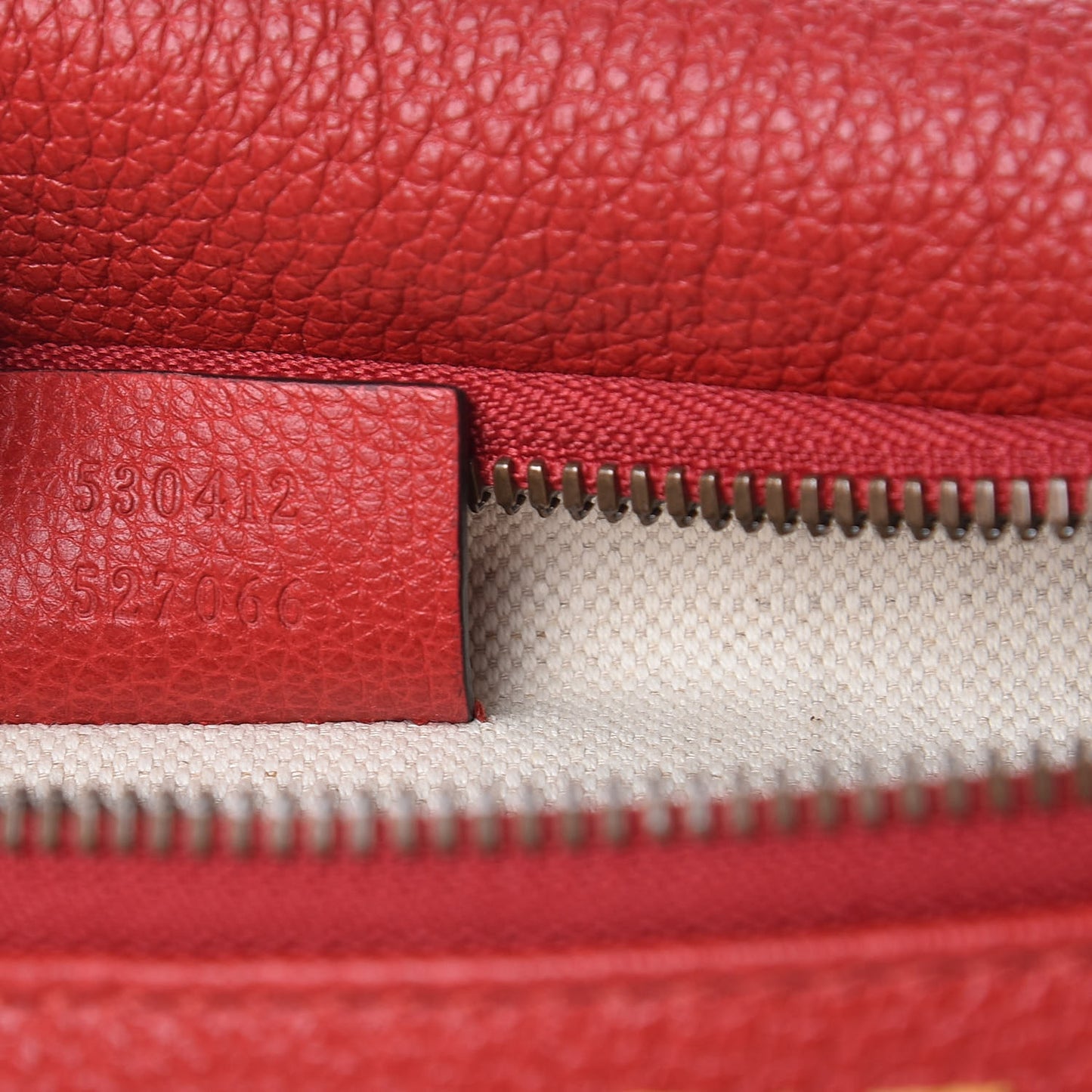 Grained Calfskin Logo Belt Bag Hibiscus Red