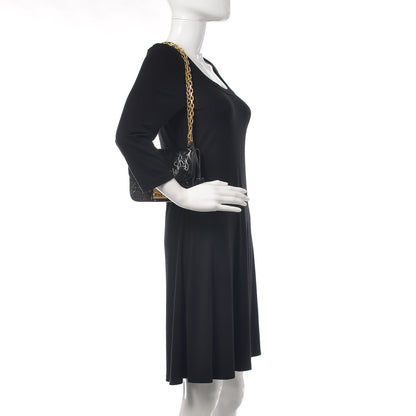 Christian Dior Lambskin Hand Painted Small Dioraddict Flap Bag Black 3 of 9