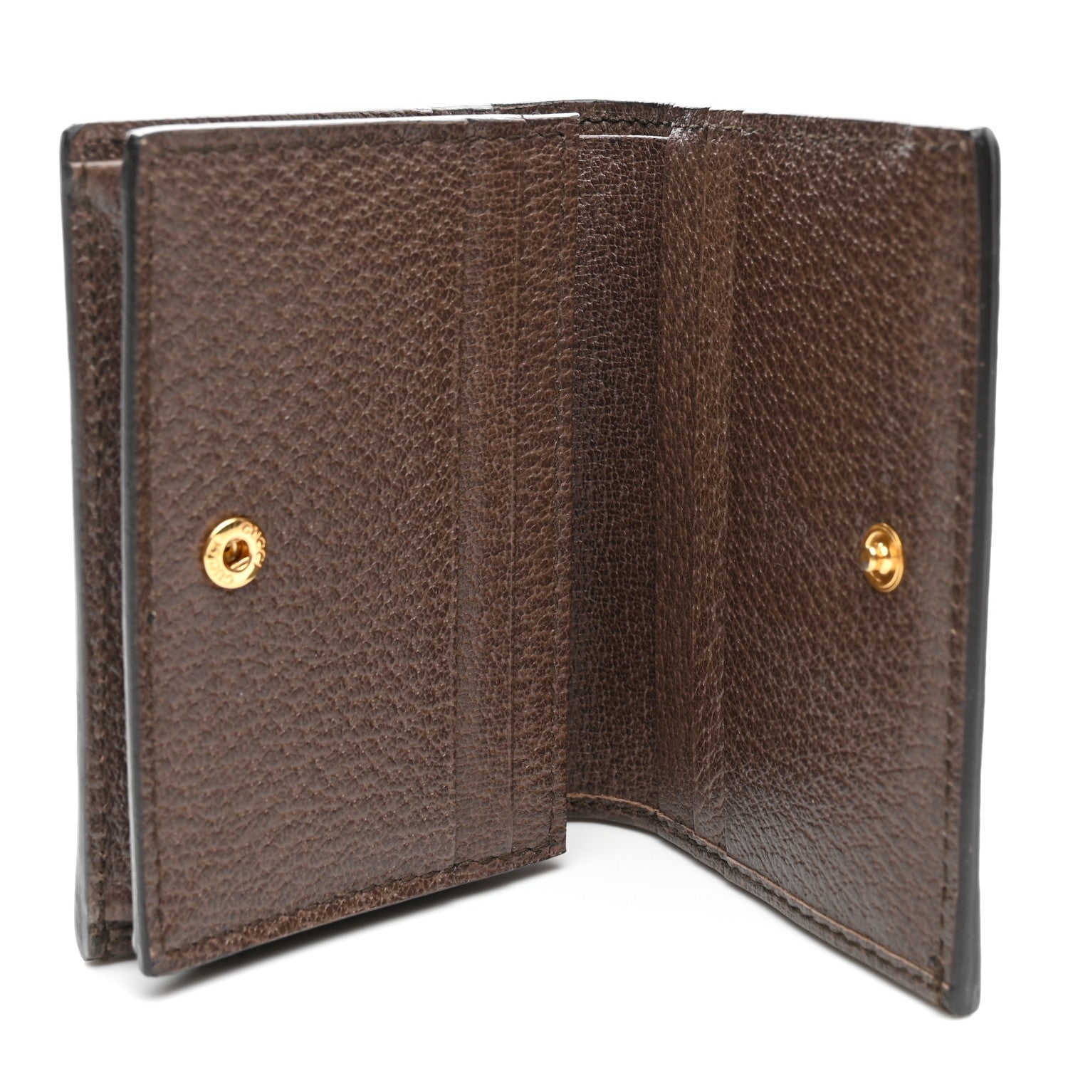 Gucci GG Supreme Monogram Web Ophidia Card Case Beige New Acero 5 of 9