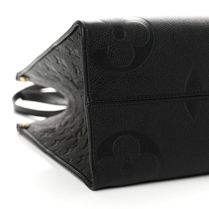 Louis Vuitton Empreinte Monogram Giant OnTheGo MM Black 9 of 10