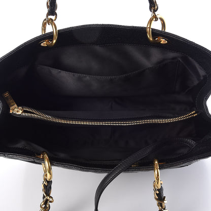 Chanel Caviar Quilted Grand Shopping Tote GST Black 5 of 9