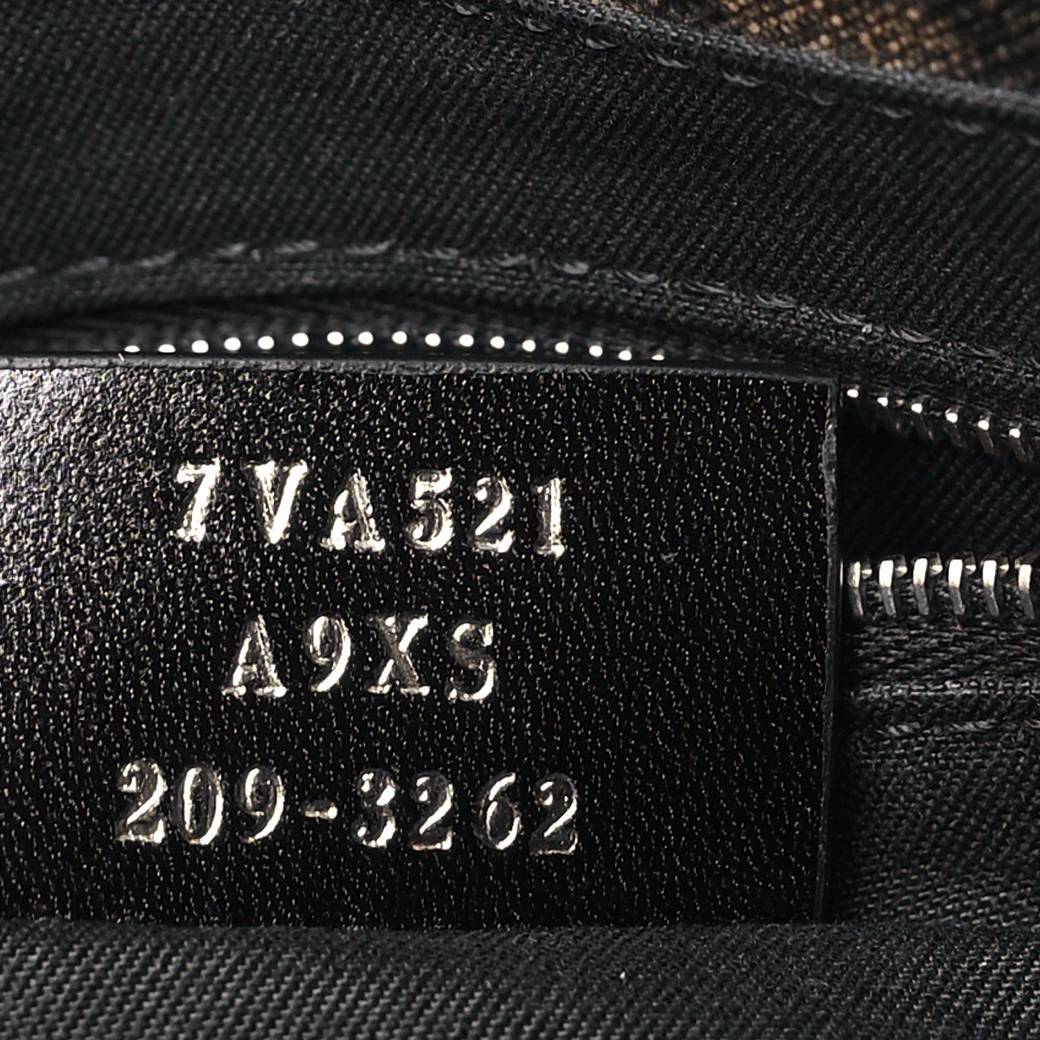 Fendi Glazed Fabric Vitello Liberty FF 1974 Diagonal New Messenger Flap Tobacco Moresco Black 6 of 9