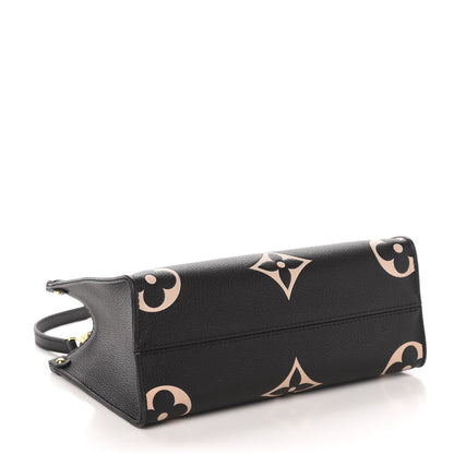 Louis Vuitton Empreinte Monogram Giant Onthego PM Black Beige 4 of 10