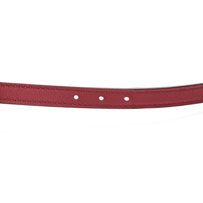 Hermes Epsom Swift 13mm Focus Belt 75 Craie Rouge Grenat 6 of 8