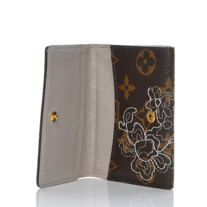Louis Vuitton Monogram Dentelle Ludlow Wallet Silver 8 of 9