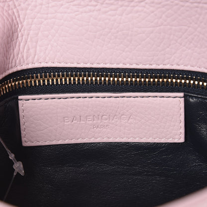 Balenciaga Grained Calfskin Tube Pochette Rose Poudre 7 of 8