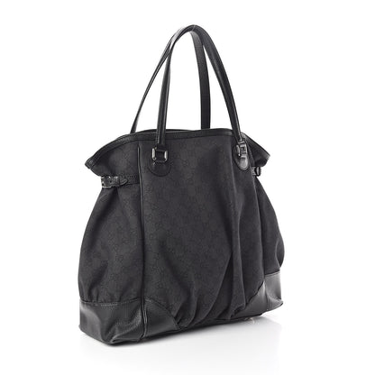 Gucci Monogram Full Moon Tote Black 3 of 9