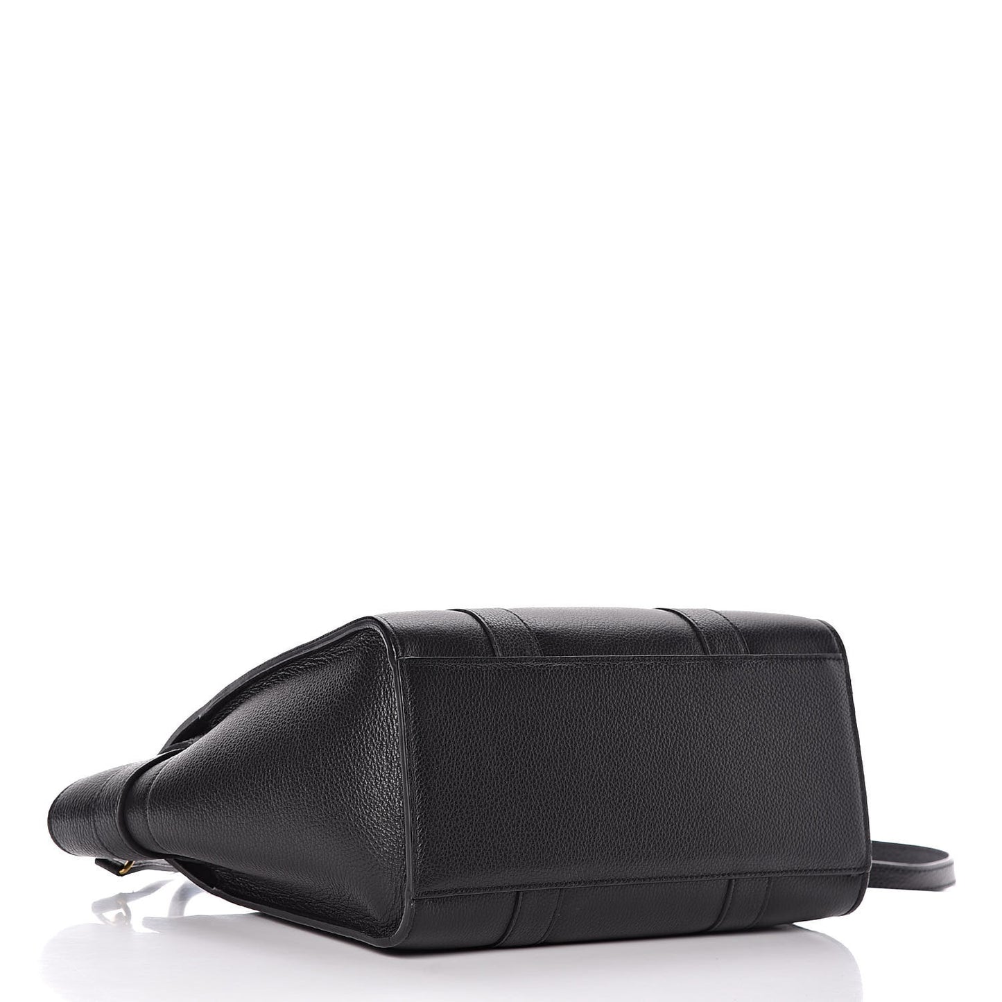 Classic Grain Small Bayswater Zip Tote Black