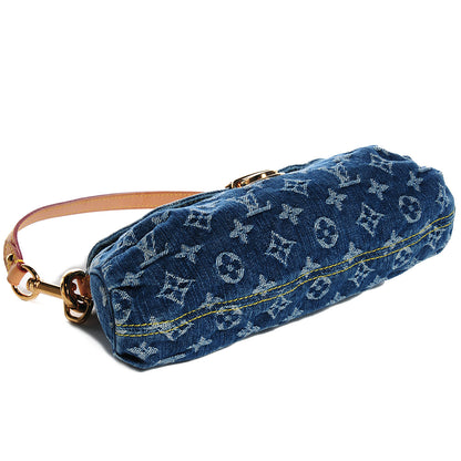 Louis Vuitton Monogram Denim Mini Pleaty Blue 4 of 7