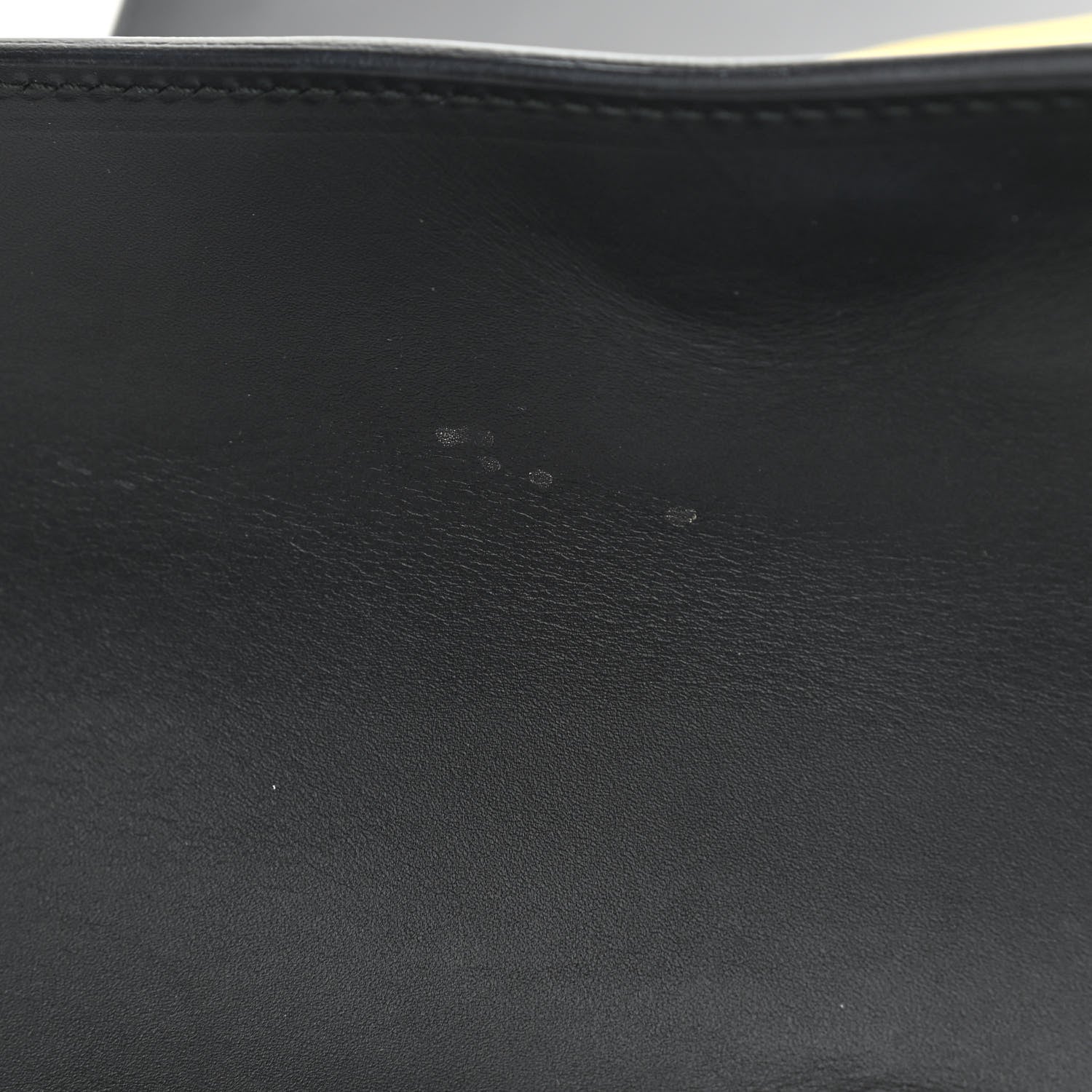 Gucci Calfskin GucciGhost Real Medium XL Tote Black Yellow 10 of 12