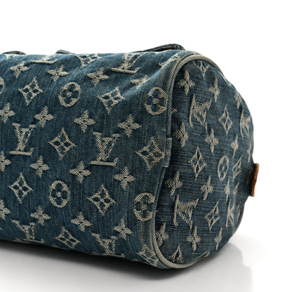 Louis Vuitton Monogram Denim Neo Speedy Blue 11 of 19
