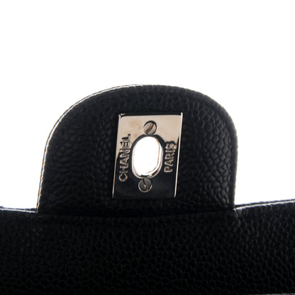 Chanel Caviar Quilted Medium Double Flap Black 9 of 9