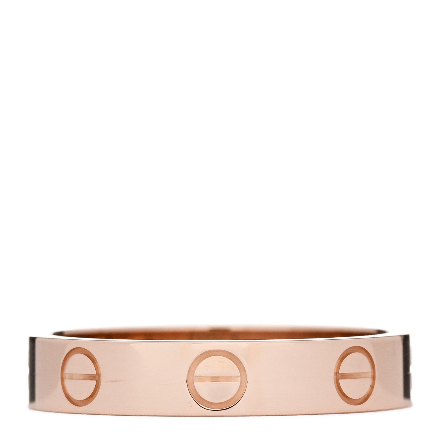 Cartier 18K Pink Gold 3.5mm LOVE Wedding Band Ring 53 6.5 3 of 5