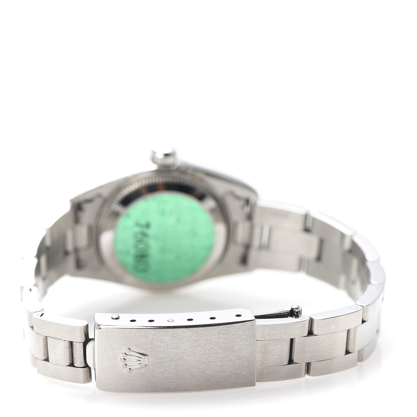 Stainless Steel 24mm Oyster Perpetual Watch Black 76080