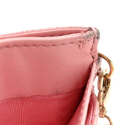 Christian Dior Lambskin Cannage Lady Dior Five-Slots Card Holder Melacoton 8 of 11