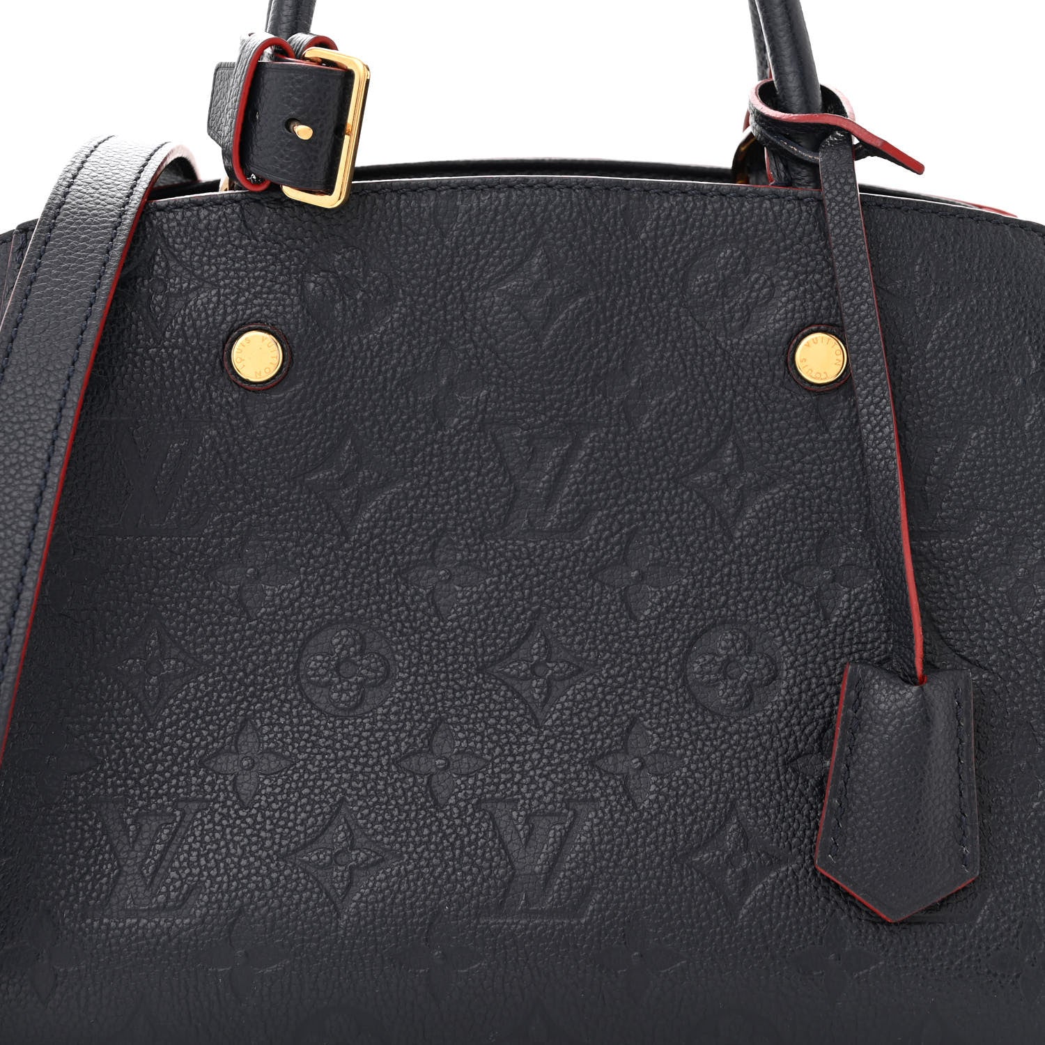 Louis Vuitton Empreinte Montaigne BB Marine Rouge 8 of 10