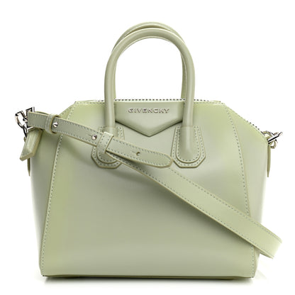 Givenchy Shiny Lord Calfskin Mini Antigona Aqua Green 1 of 10